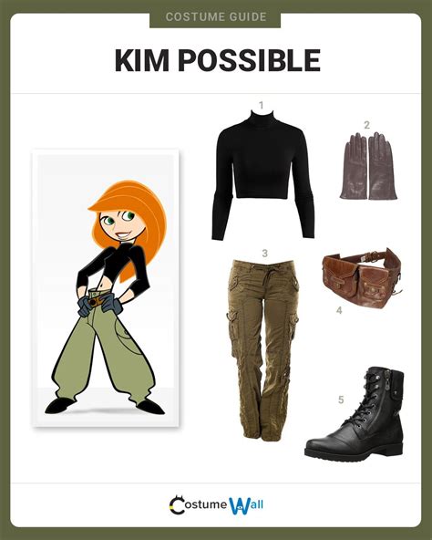 These are all super cheap and easy and most of them are perfect for anyone who'. Dress Like Kim Possible | Kim possible costume, Cartoon halloween costumes, Cute halloween costumes