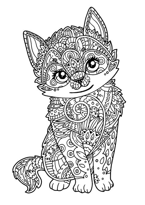 Coloring pages pin on amazing hardheets for adults bhg to print google classroom. HIDDEN - Animals Coloring Pages for Adults - Just Color ...