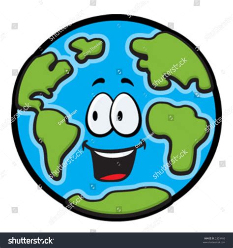 Smiling Earth Stock Vector Illustration 2329405 Shutterstock