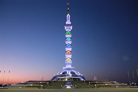 Monument To The Constitution Of Turkmenistan Heroes Of Adventure