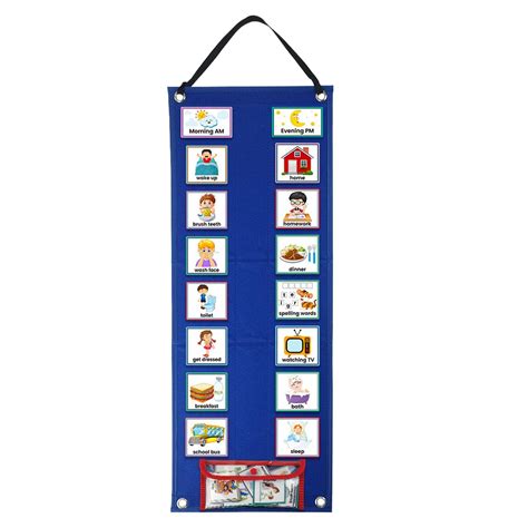 Buy Visual Schedule for Kids, Kids Daily Schedule Routine Cards Daily