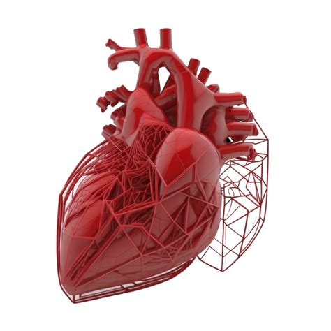 Humano Coração Interno órgão Coração Forma Humano Coração Isolado Em
