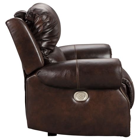 Signature Design By Ashley Buncrana Traditional Power Recliner With
