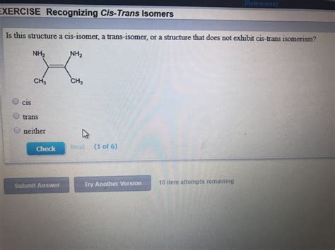 Solved Cis Trans Isomers Chegg Hot Sex Picture