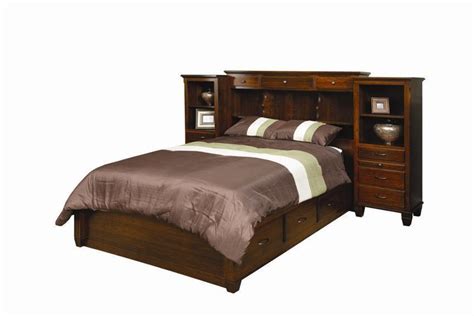 Covington Bed With Pier Wall And Platform From Dutchcrafters Amish