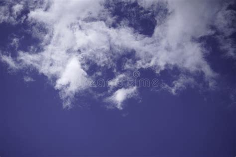 Stratus Cumulus Alto Nimbo Clouds In The Blue Sky Is Weather Messengers