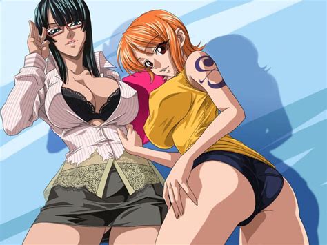 One Piece Nico Robin Nami One Piece 1280x960 Wallpaper Anime Hd