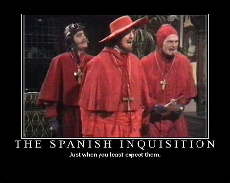 As investors, we have to balance what we see and read against the goals we set and the truth is, nobody knows when something like this will hit, how bad it will get, or where the 'bottom' will be. Paris Ankara Express: Nobody expects the Spanish Inquisition!