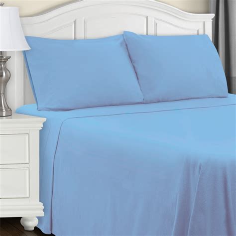 Extra Soft All Season 100 Cotton Flannel Solid Bedding Sheets