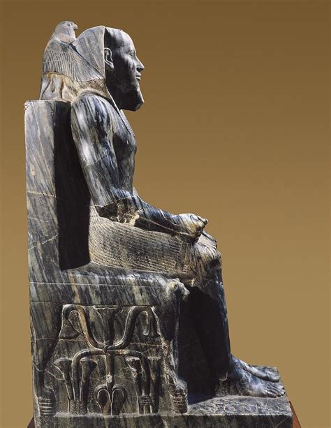 Statue Of Khafre Enthroned 2520 Bc Photograph By Everett
