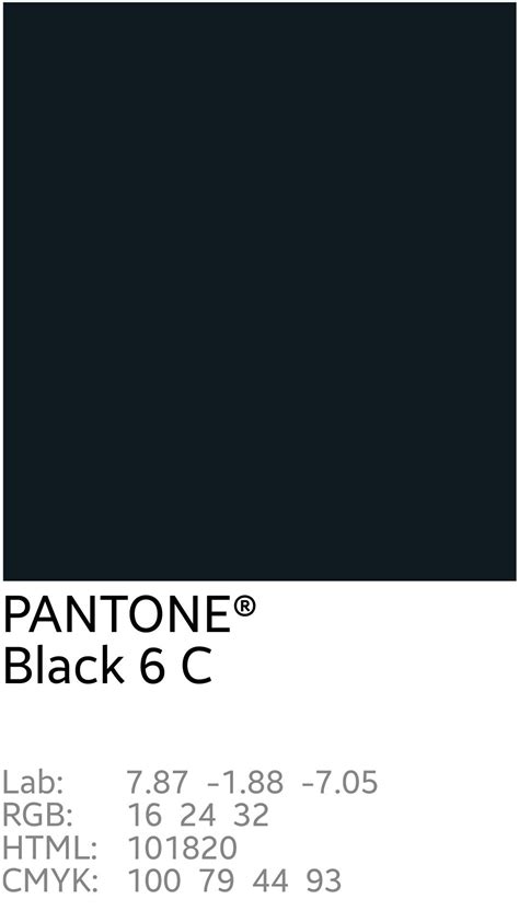 Black 6 Pantone Fade To Black Pantone Swatches