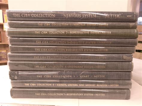 The Ciba Collection Of Medical Illustrations Frank H Netter 10 Volumes
