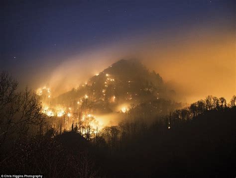 Wildfire Sweeps Through Tennessee Gatlinburg Fire Great Smoky