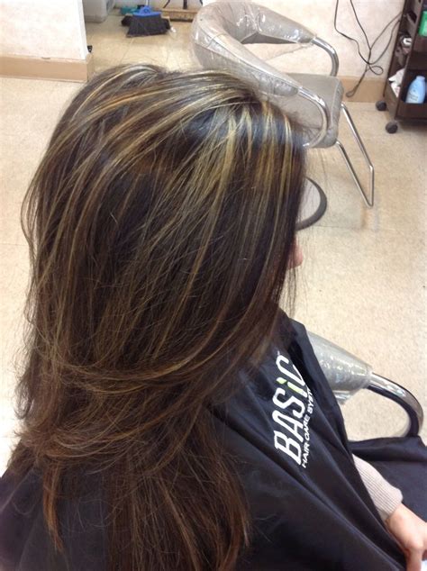 The maintenance level of highlights on dark brown hair can vary based on the highlights you decide to get. 10 best Partial foil Highlights images on Pinterest | Foil ...