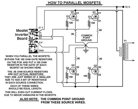 Inverter circuit diagram using 12v to 220v, electronics. 1000 Watt Power Inverter Schematic | Diagram for Reference