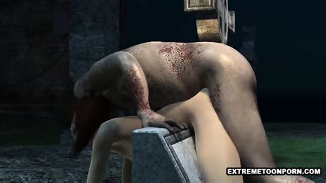 Sexy D Babe Fucked In A Graveyard By A Zombie