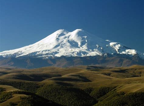 Mount Elbrus Is A Dormant Volcano Located In The Western Caucasus
