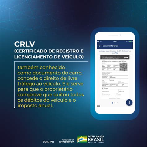 CRLV Certificado de Registro e Licenciamento do Veículo