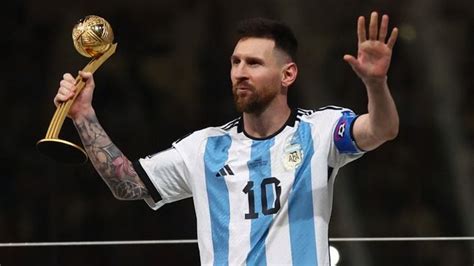 Leo Messi Wins 2022 World Cup Golden Ball Award AS USA