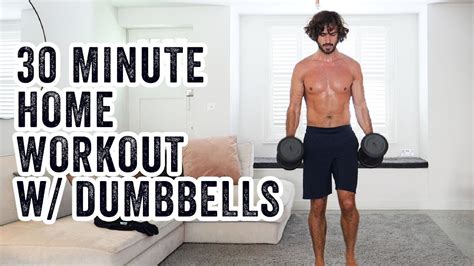Minute HOME WORKOUT With Dumbbells The Body Coach TV YouTube
