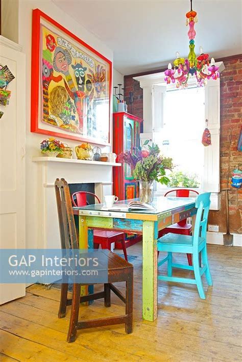 Colourful Dining Room Funky Dining Room Dining Room Colors Eclectic