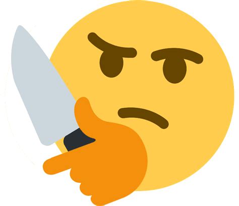 Download Hd Stabs Discord Emoji Discord Thinking Emote