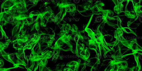 Abstract Green Smoke On Black Background 10486331 Stock Photo At Vecteezy