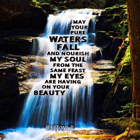 Waterfall Poem Quote Video Nature Quotes Quotes By Genres New