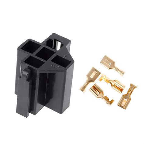 40a 5 Pin Relay Connector Socket With 5 X 63mm Terminals Car Truck