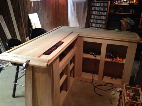 Diy How To Build Your Own Oak Home Bar ~ John Everson