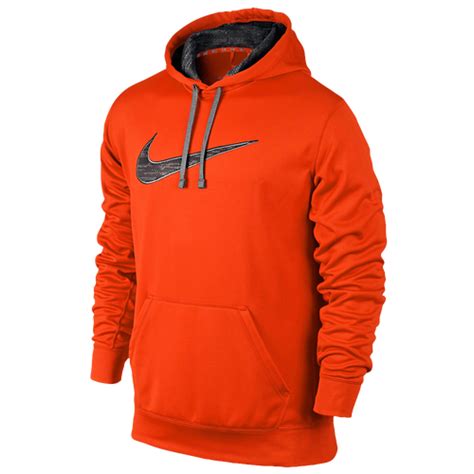 Nike Ko Swoosh Camo Hoodie Mens Training Clothing Team Orange