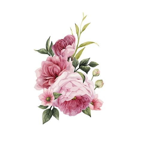 Hand painted in sophisticated muted tone with a generous selection of graphic choices. Png Pics Of Flowers & Free Pics Of Flowers.png Transparent ...
