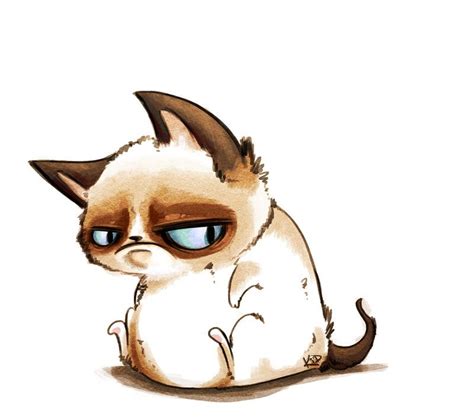 Grumpy Cat By Kidbrainer On DeviantArt Grumpy Cat Art Grumpy Cat Cartoon Cartoon Cat Drawing