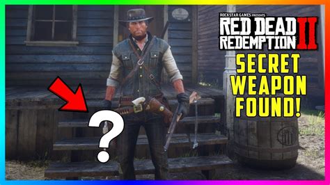 There Is A Secret Weapon That Can Be Found In Red Dead Redemption 2