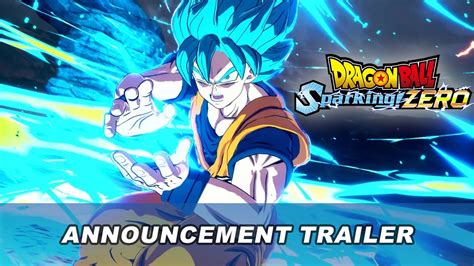 Dragon Ball Sparking Zero Announcement Trailer Youtube