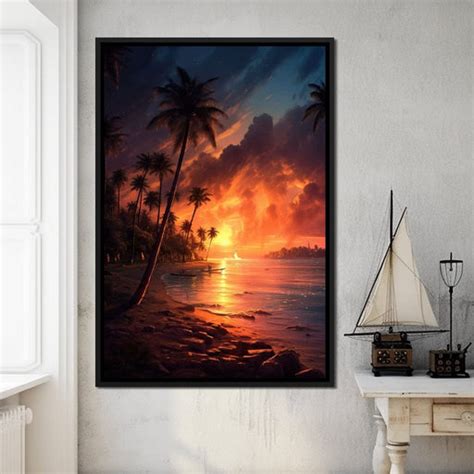 Sunset Wall Art Beautiful Framed Décor For Your Home Or Office