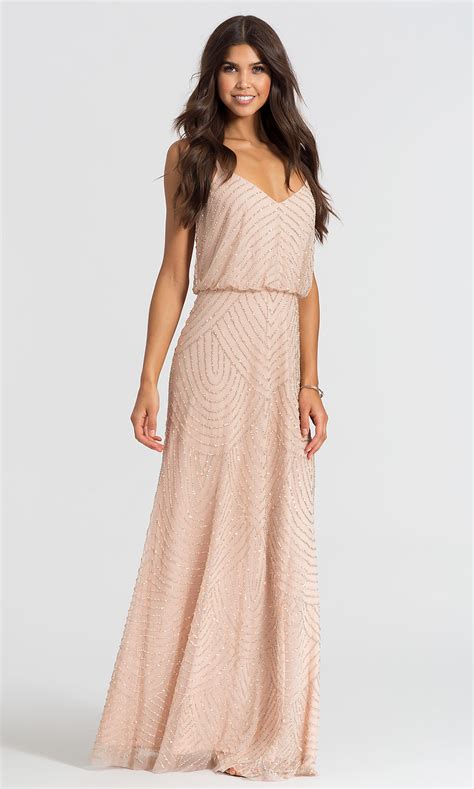 Our blush maternity dresses will fit in seamlessly with the rest of your blush bridal party, especially if you're. Adrianna Papell Long Blush Pink Bridesmaid Dress