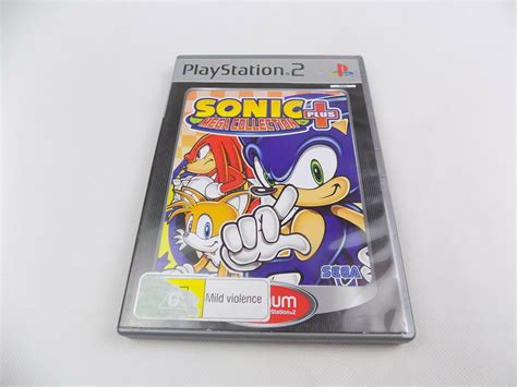 Mint Disc Playstation 2 Ps2 Sonic Mega Collection Plus Inc Manual