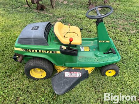 John Deere Rx75 Riding Lawn Mower Bigiron Auctions
