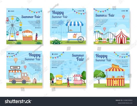 Summer Funfair Flyer Images Stock Photos Vectors Shutterstock