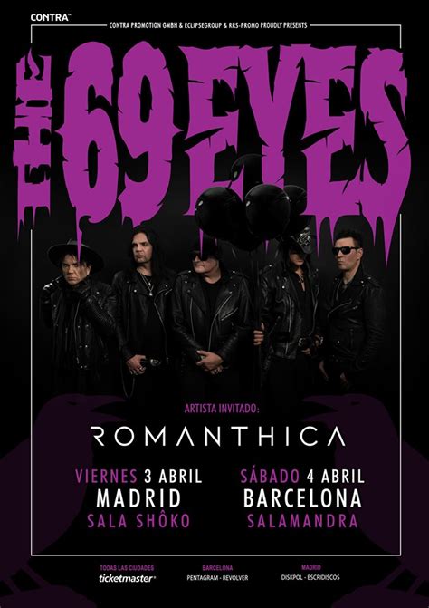 The 69 Eyes Shôko Madrid Club Conciertos Y Eventos
