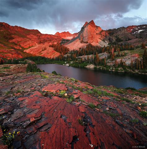 Sundial Sunset Wasatch Range Utah Mountain Photography By Jack Brauer