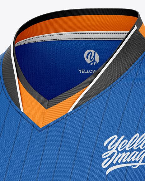 Download Men's V-Neck eSports Jersey Mockup - Front Half-Side View ...