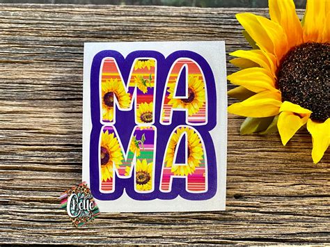 Mama Decal Mama Sticker Tumbler Decal Laptop Decal Car Etsy