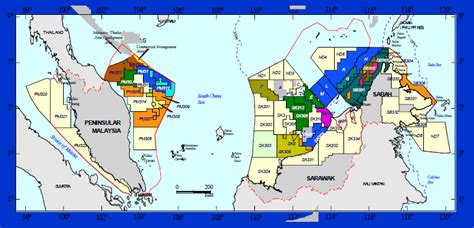 Malaysia Exploration And Production Blocks Download Scientific Diagram