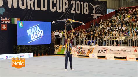 Maia Dá Início à Champions League De Ginástica Acrobática