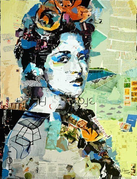 pin by courtney russell on art paper collage art collage artwork collage portrait