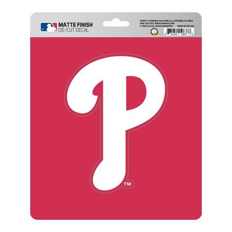 Philadelphia Phillies Vinyl Matte Sticker At Sticker Shoppe