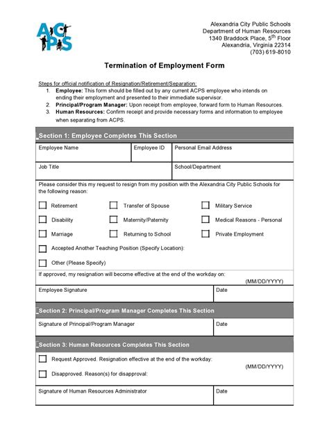 30 Best Employee Termination Forms And Letter Templates