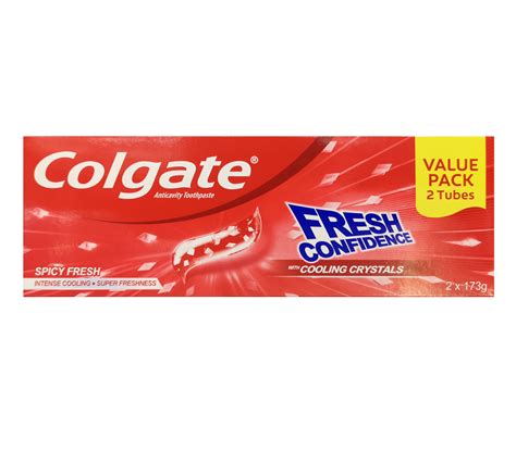 Colgate Fresh Confidence Spicy Fresh Toothpaste 175g Twin Pack All
